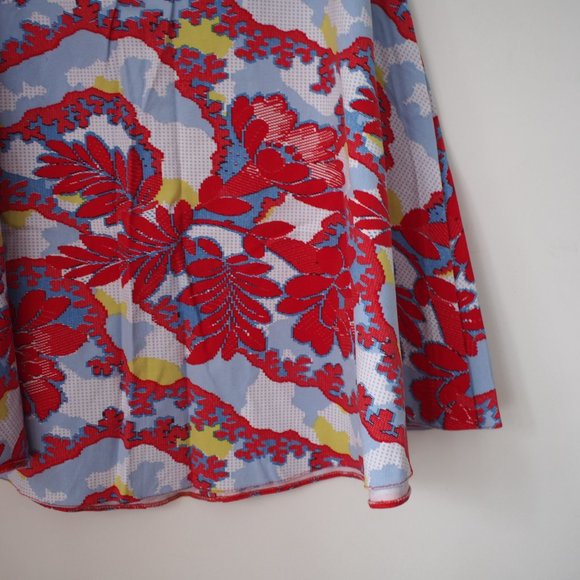 Vibrant floral dotted circle midi skirt by Topshop - Picture 3 of 7